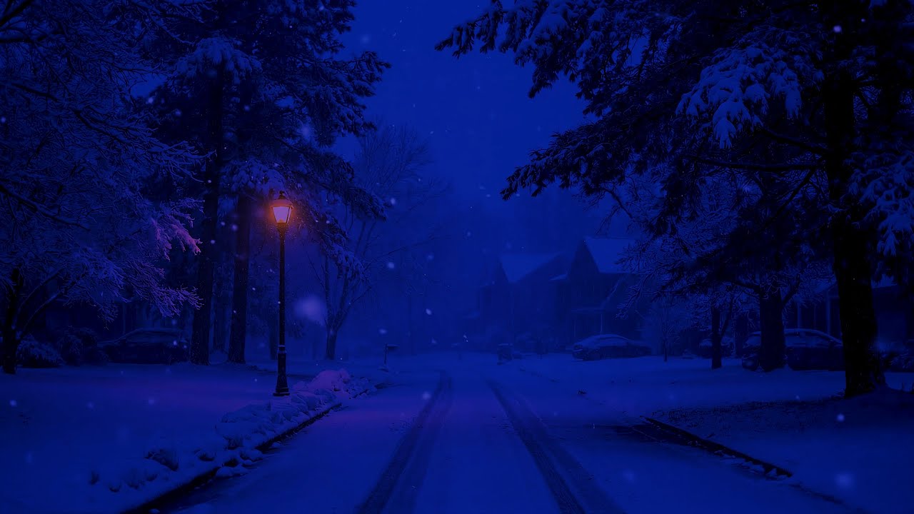 Snowfall Streetlight Sleep Ambience