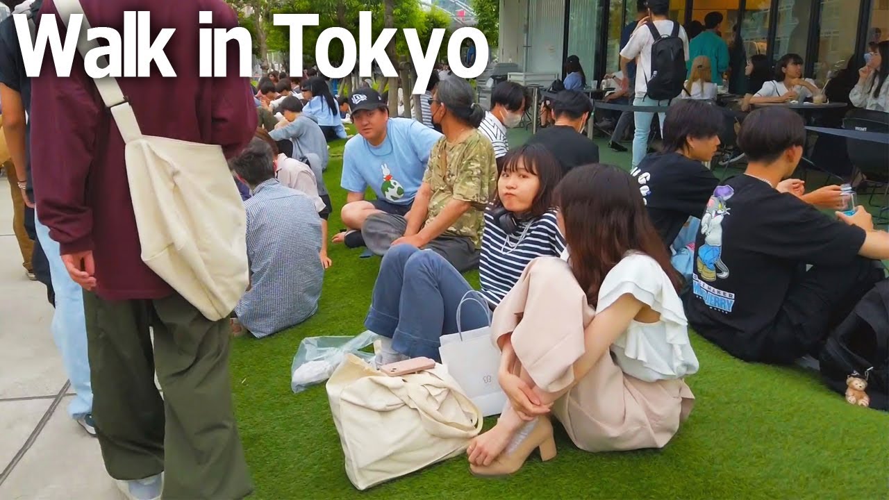 Tokyo - Walk from Harajuku to Shibuya. Beach volleyball at Miyashita Park♪ (June 2023)