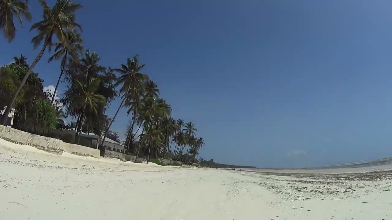 ZANZIBAR BEACH на скутере от Падже до Пингве всегда вдоль пля...