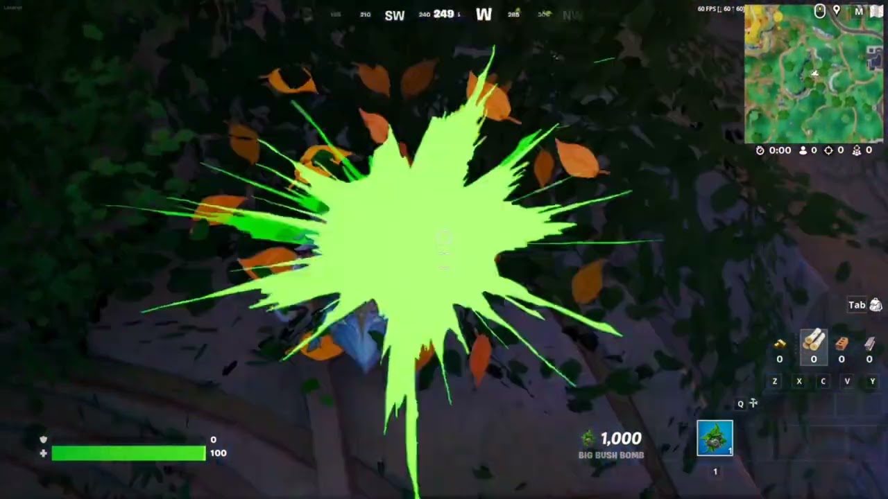 Big Bush Bomb gameplay💣🔥‼️   #fortnite #gaming #gameplay #music #dance #fortnitenews