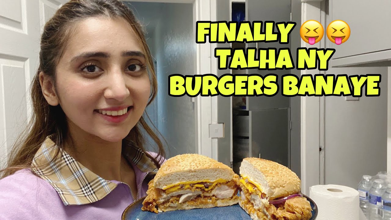 FINALLY TALHA NE BANAYA MERE LIYE BURGER❤️