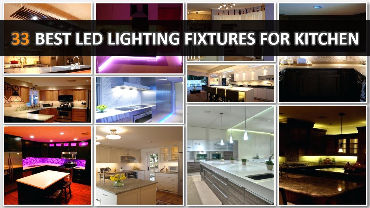 33 Best LED Lighting Fixtures for Kitchen - DecoNatic