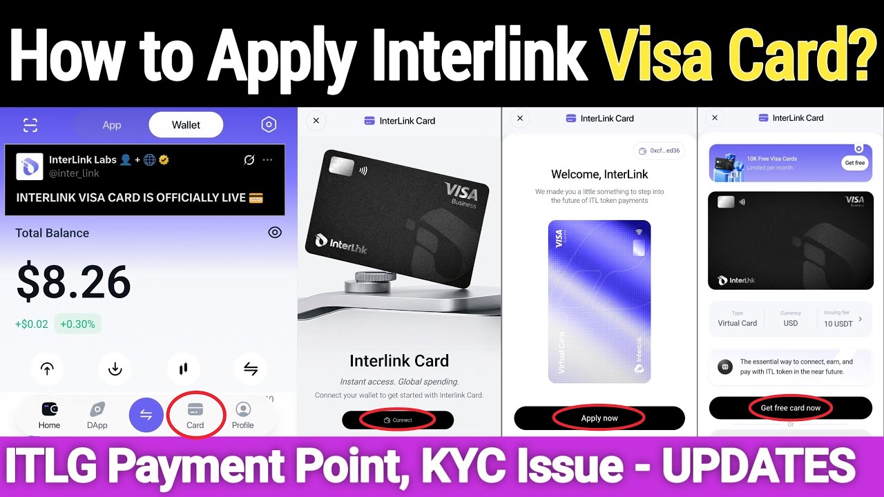 Interlink Network Launch Visa Card and ITLG Payment Point | How to Apply Interlink Visa Card?