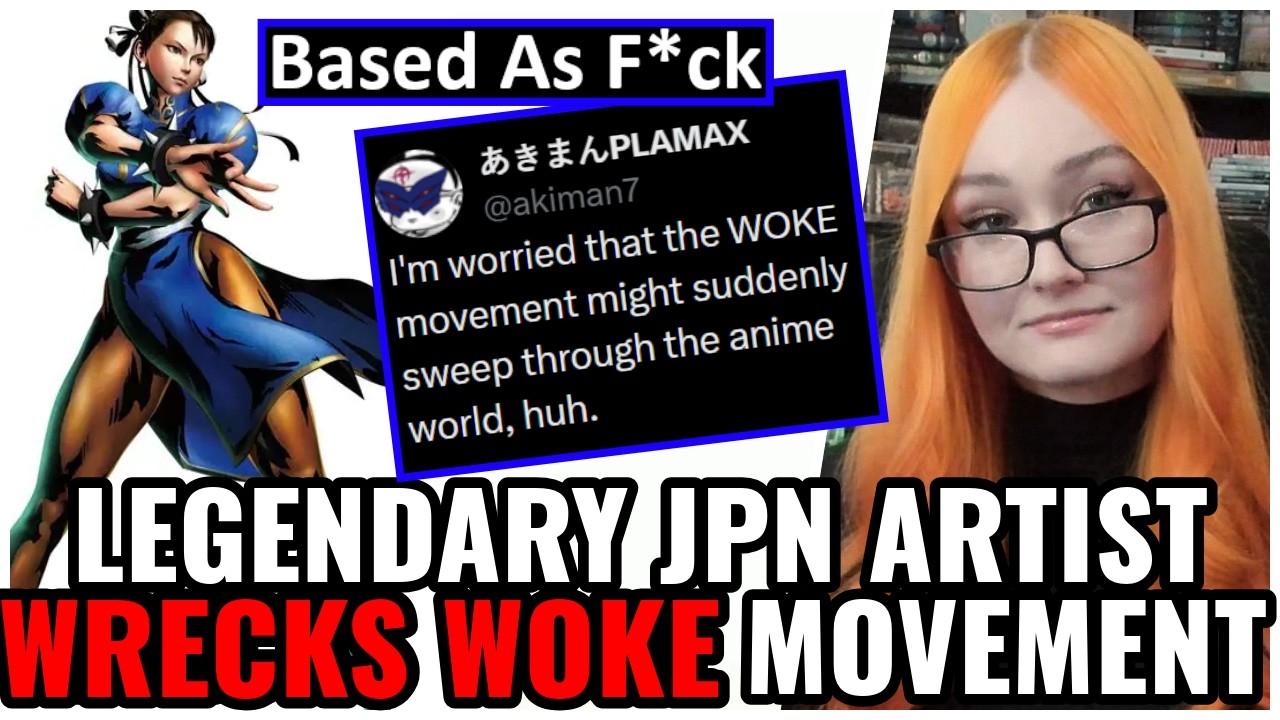 Woke Movement WRECKED By LEGENDARY Japanese Illustrator! Chun-Li's Design Creator Is BASED
