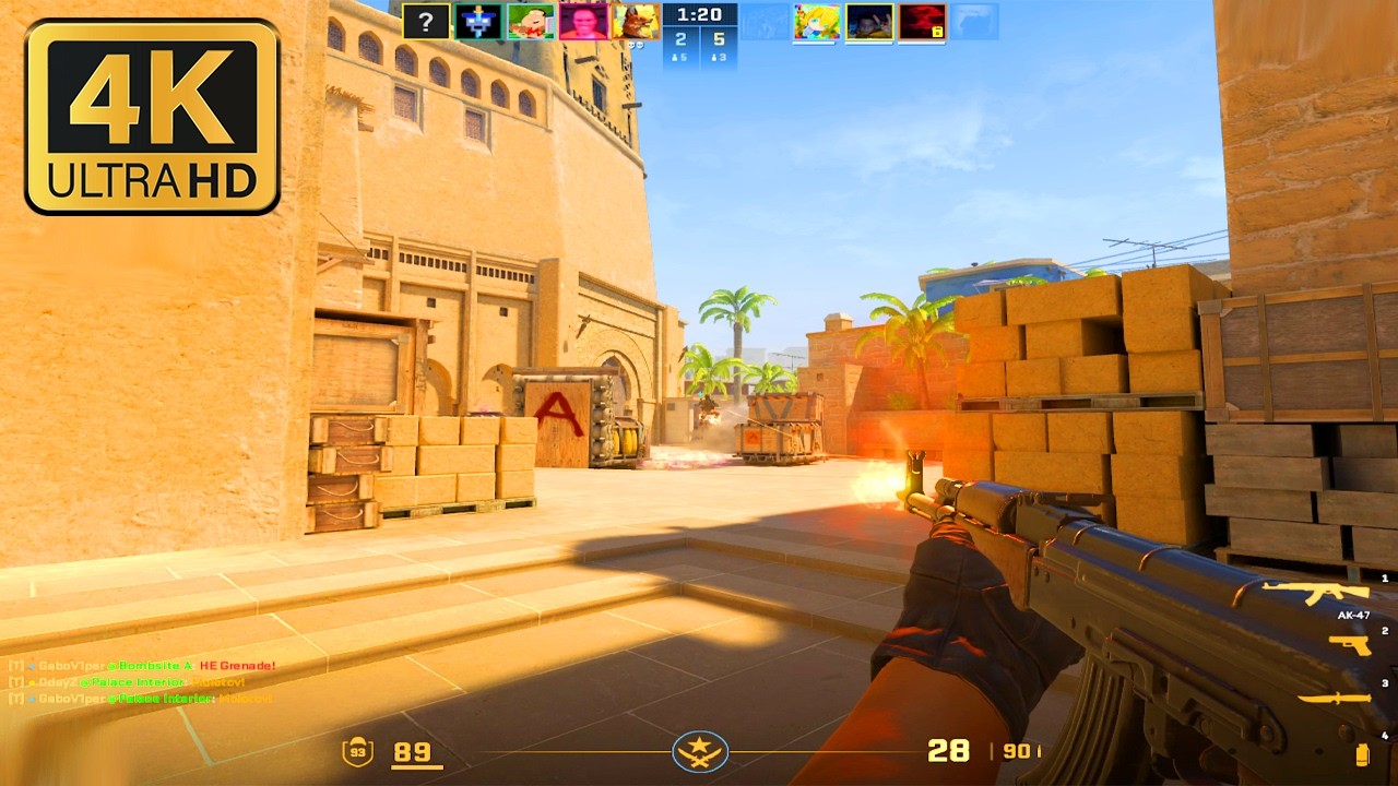 Counter Strike 2 - Mirage - Full GamePlay