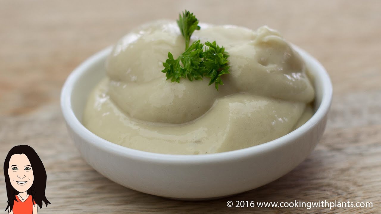 Vegan Mayonnaise Recipe - SOY FREE & OIL FREE!