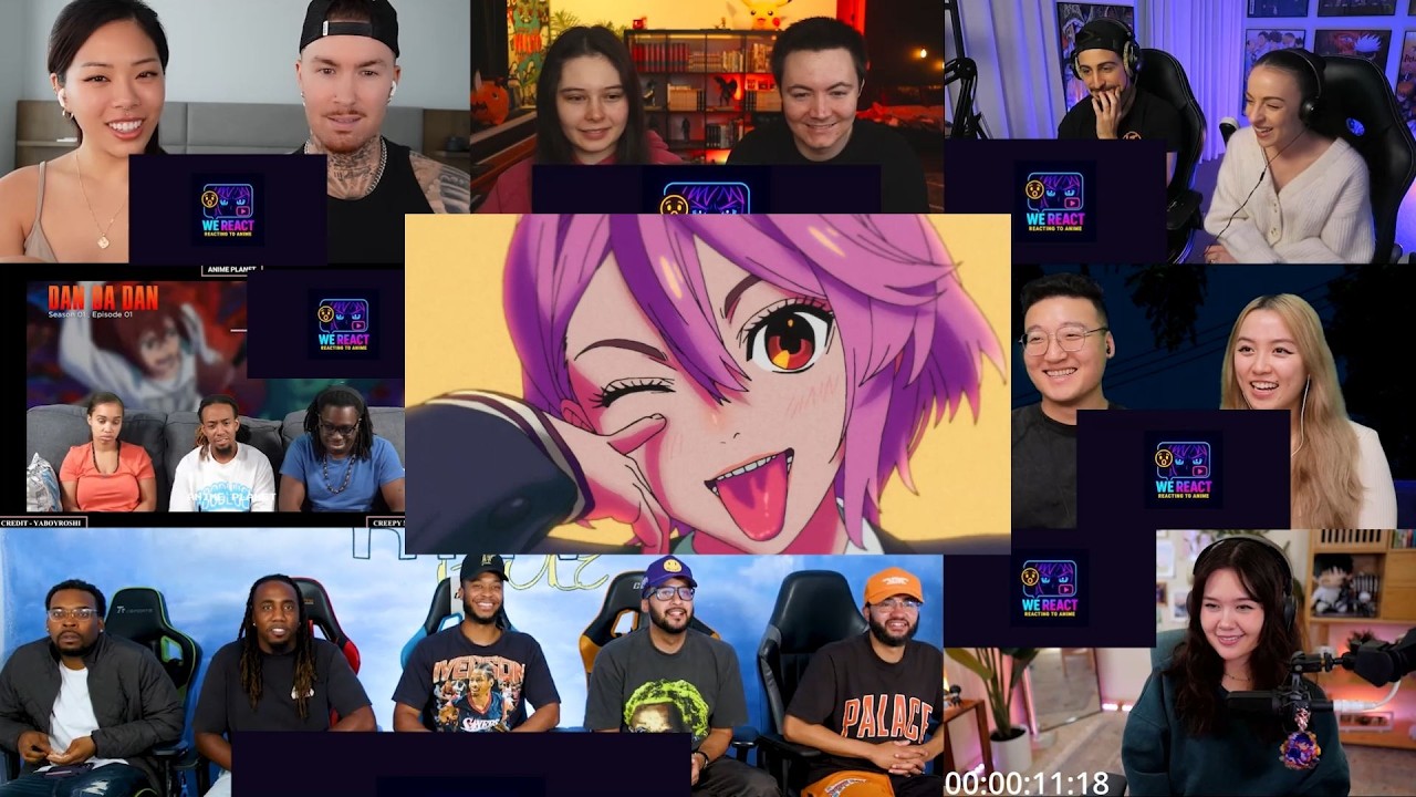 DAN DA DAN ダンダダン Opening Reaction Mashup #dandadan #animeopening #anime