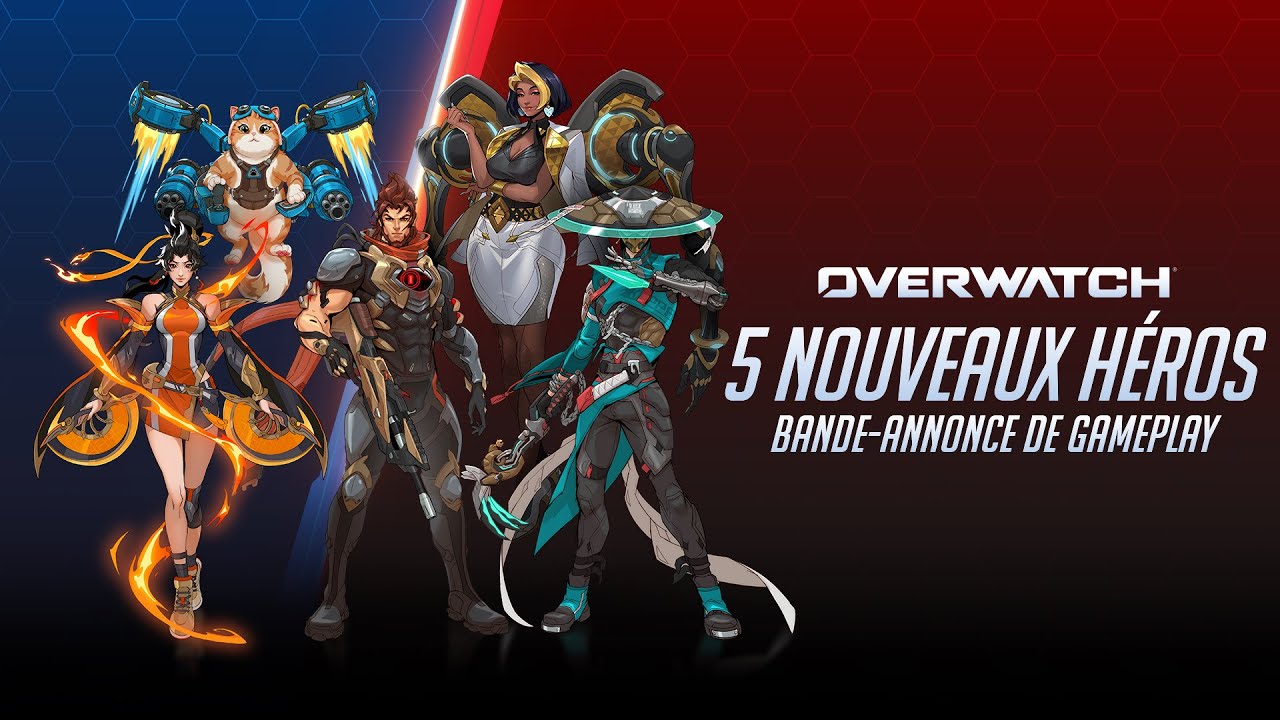 Bande-annonce de gameplay des 5 nouveaux héros | Saison 1 : Conquête | Overwatch