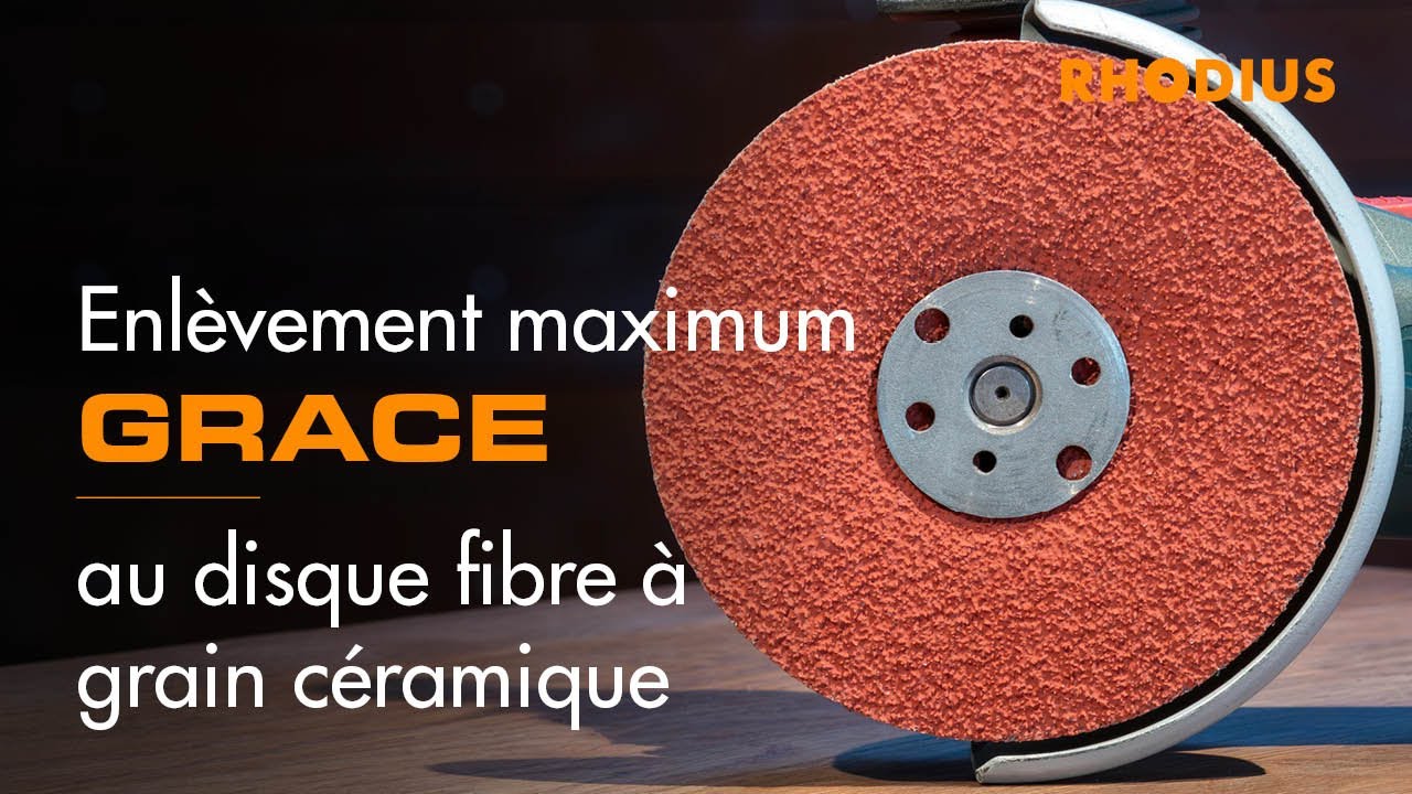 Enlèvement maximum grâce au disque fibre à grain céramique