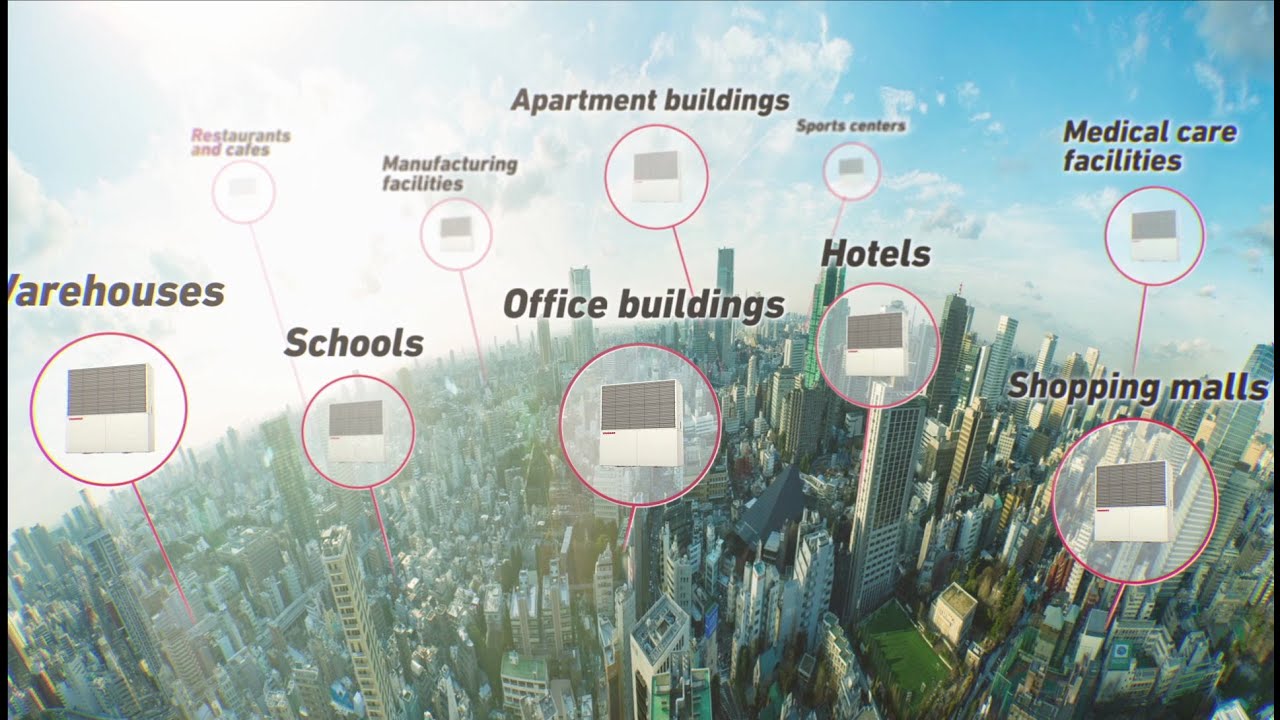 Yanmar VRF Gas-engine Heat Pump Systems (Full Video)