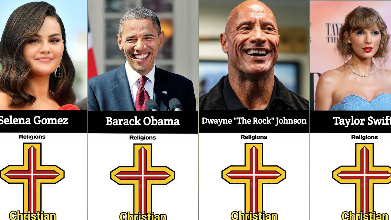 70 Christian celebrity personalities.Christian religion comparison video #celebritynews #riligion