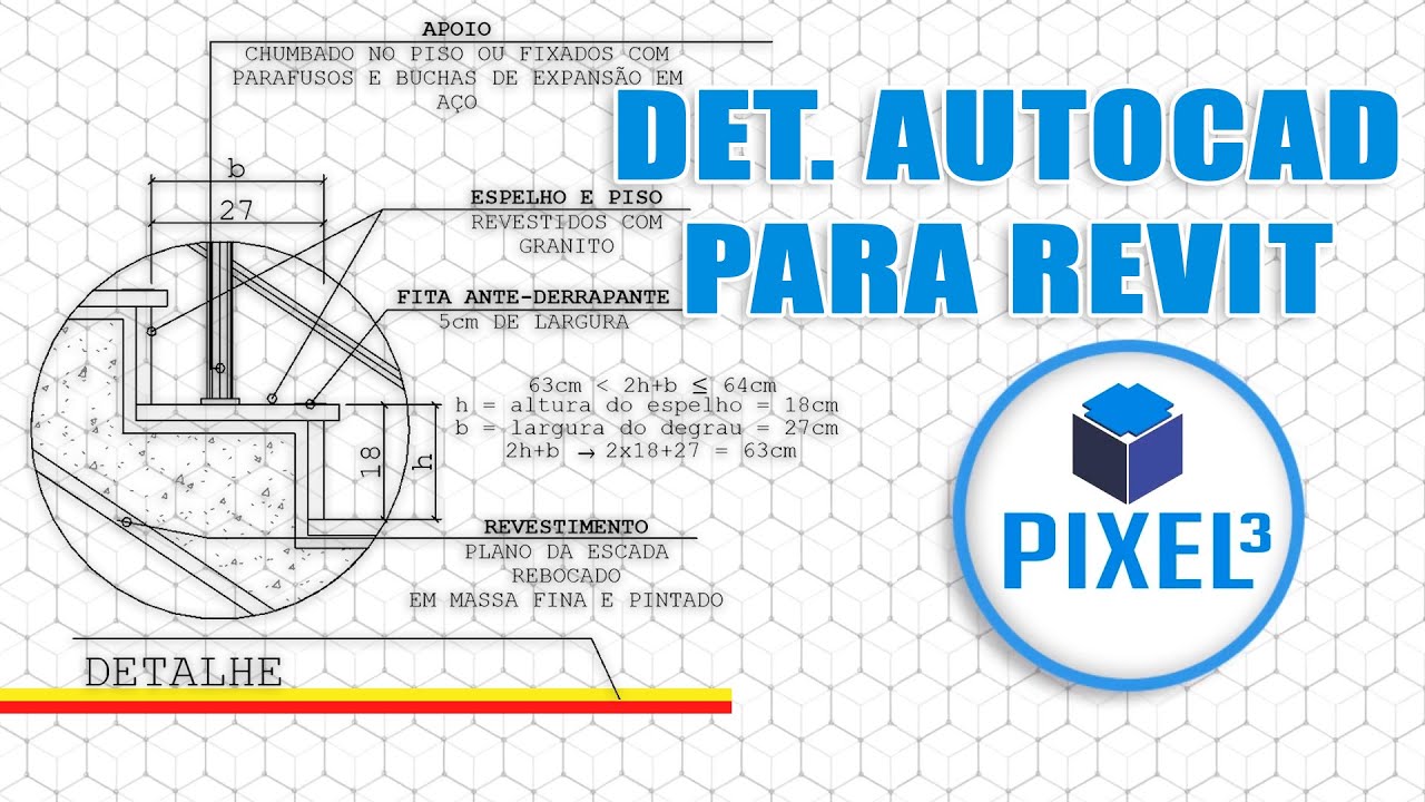 Como converter detalhe feito no AutoCAD para Criar legenda no Revit