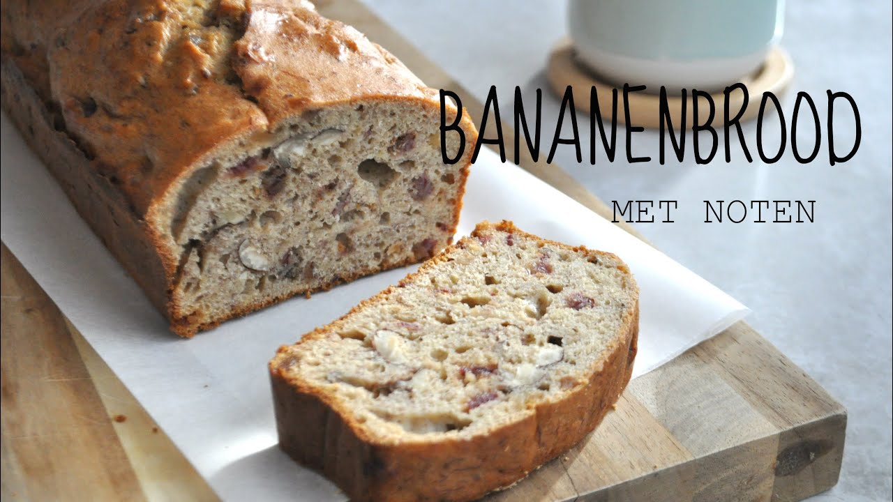 Bananenbrood met noten - liefdevoorbakken.nl