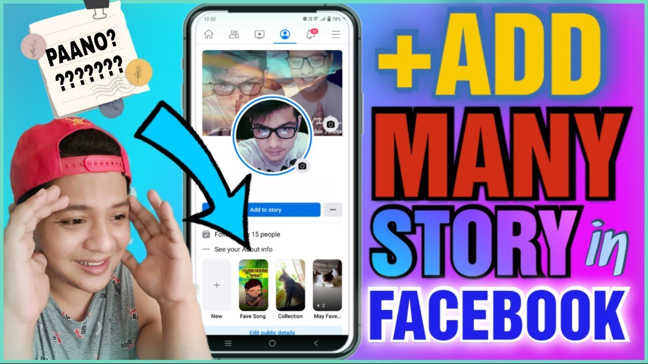 Paano mag  +ADD ng maraming story sa FB | PAANO MAG FEATURE NG MARAMING STORY SA FACEBOOK PROFILE