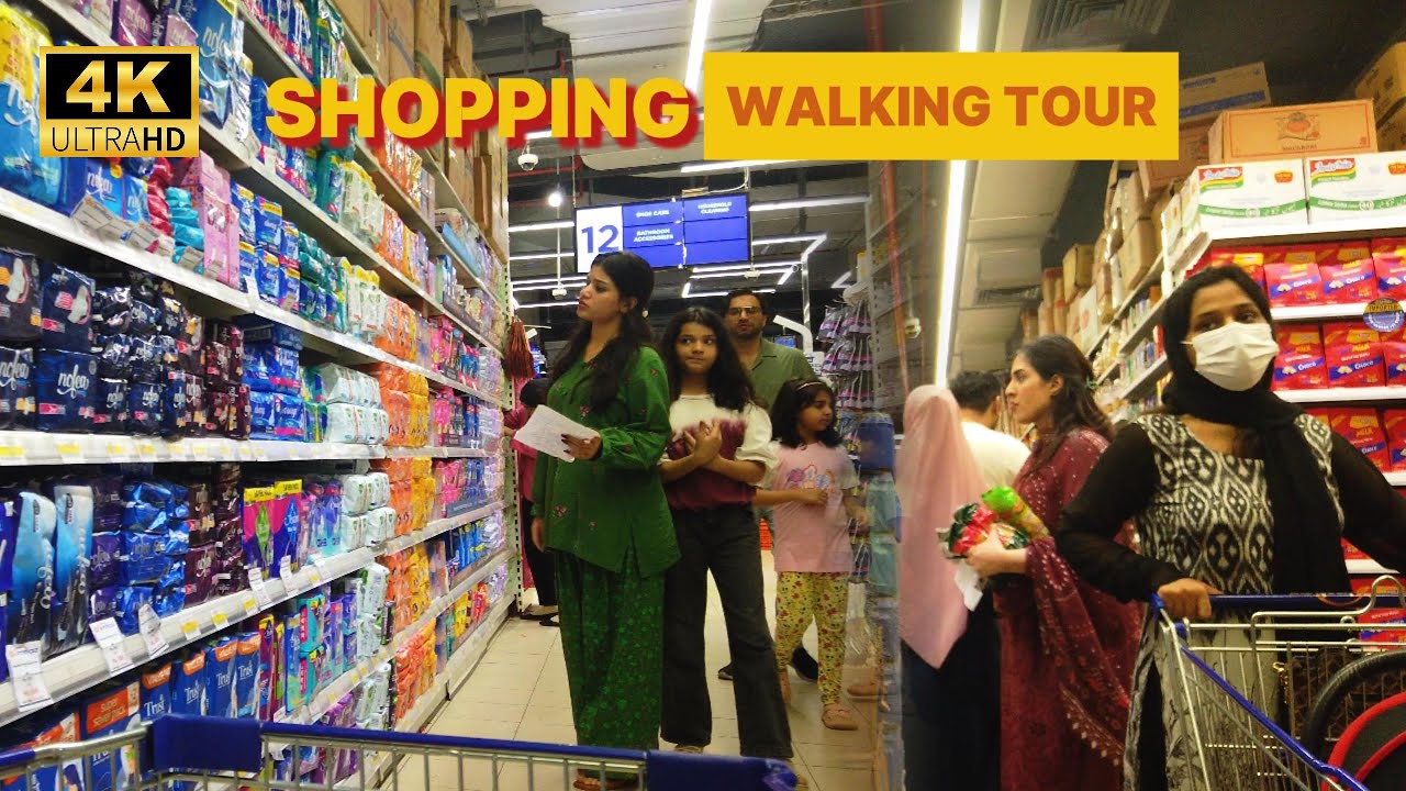Pakistan's BEST Ladies' Grocery Shopping Destination Revealed! 4k Walking Tour