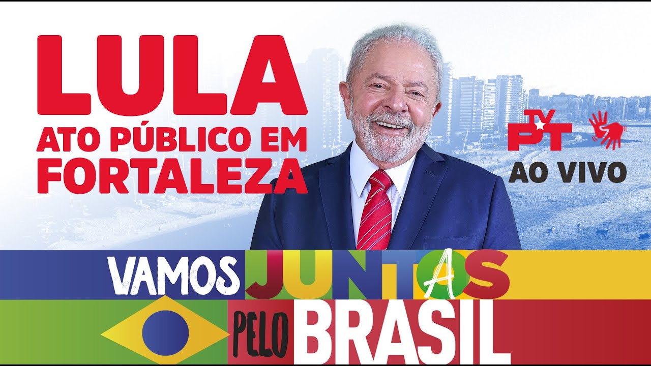 Ao vivo 30/07 | Lula Participa de ato público em Fortaleza (CE)