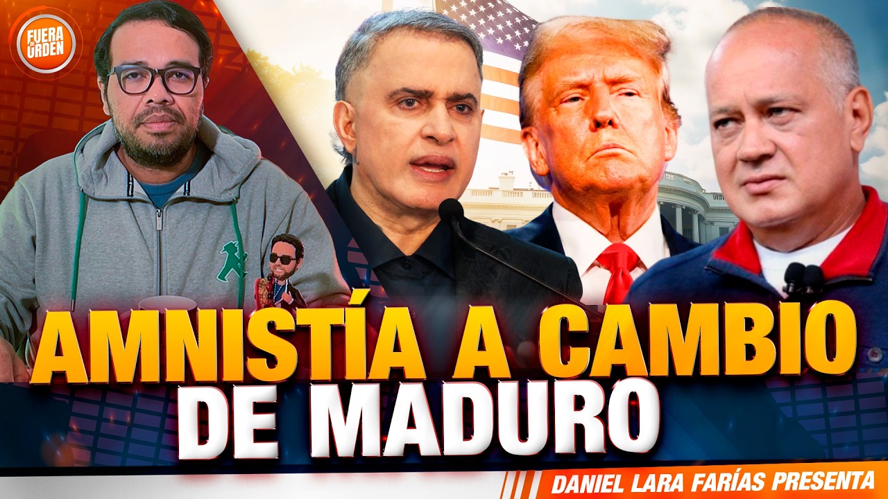 Diosdado y Saab Se Unen | Chantaje Chavista: Amnistía Para Canjear Presos por Maduro