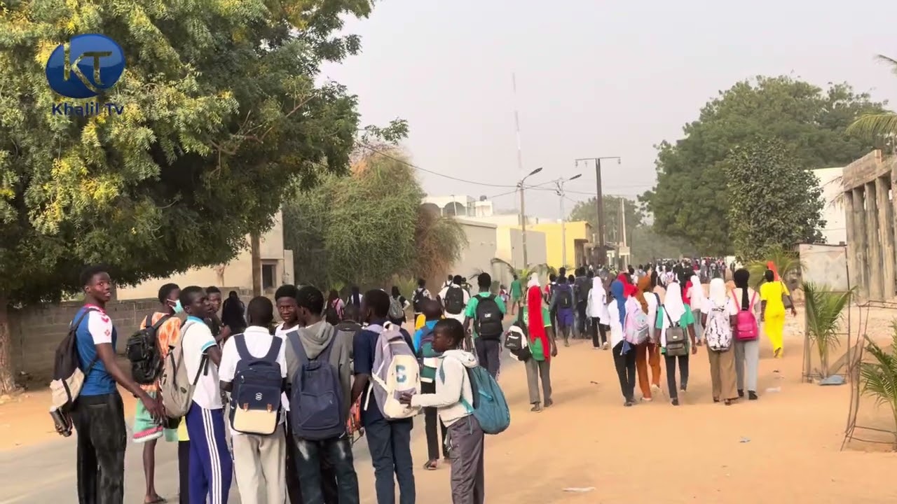 Les élèves du Lycée de Taïba Ndiaye sont en grève 