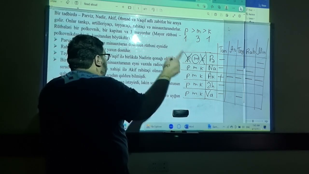 12 Fevral-Zabitlər sualı. Ən sadə-möhtəşəm izahla.