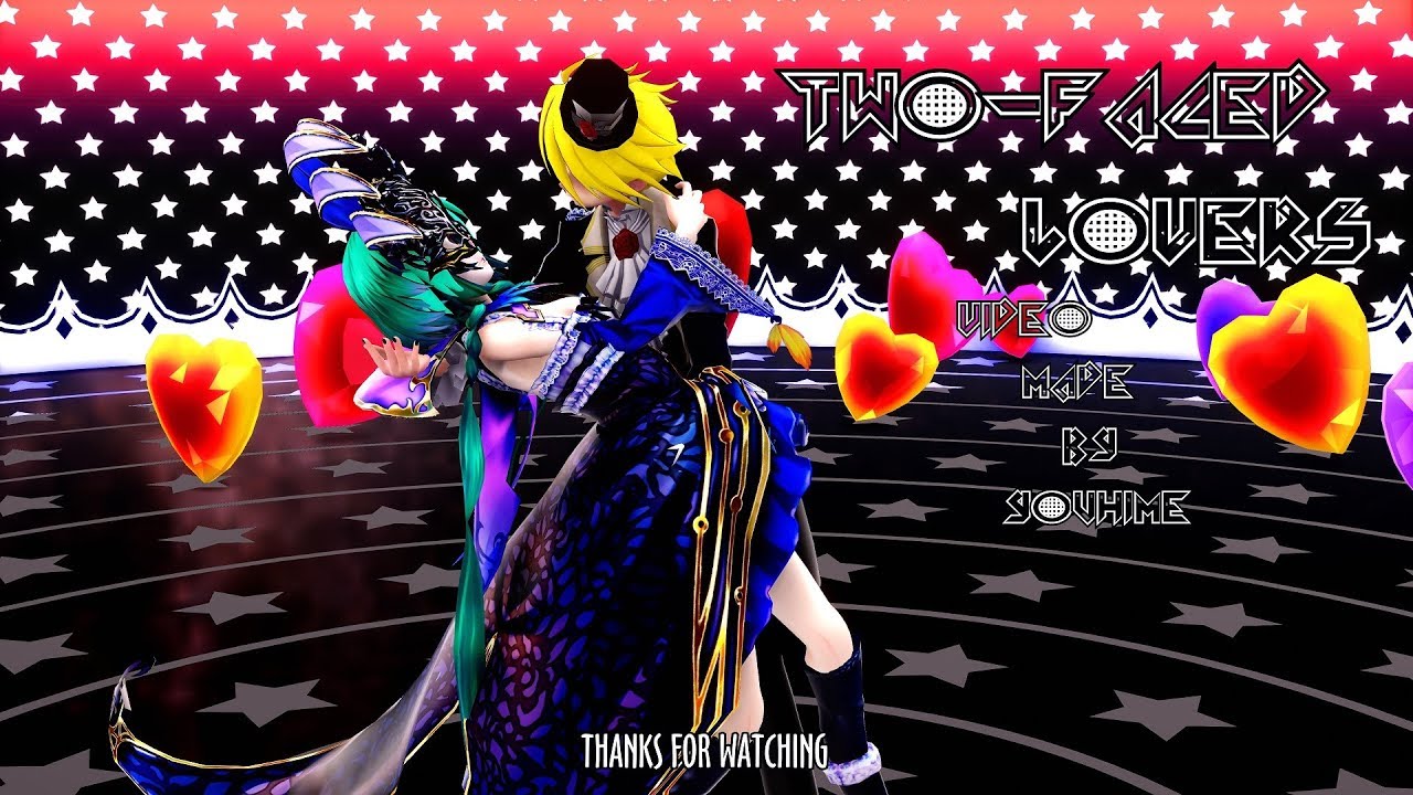 [MMD] Two faced loves 裏表ラバーズ [Miku Len](4k60fps)