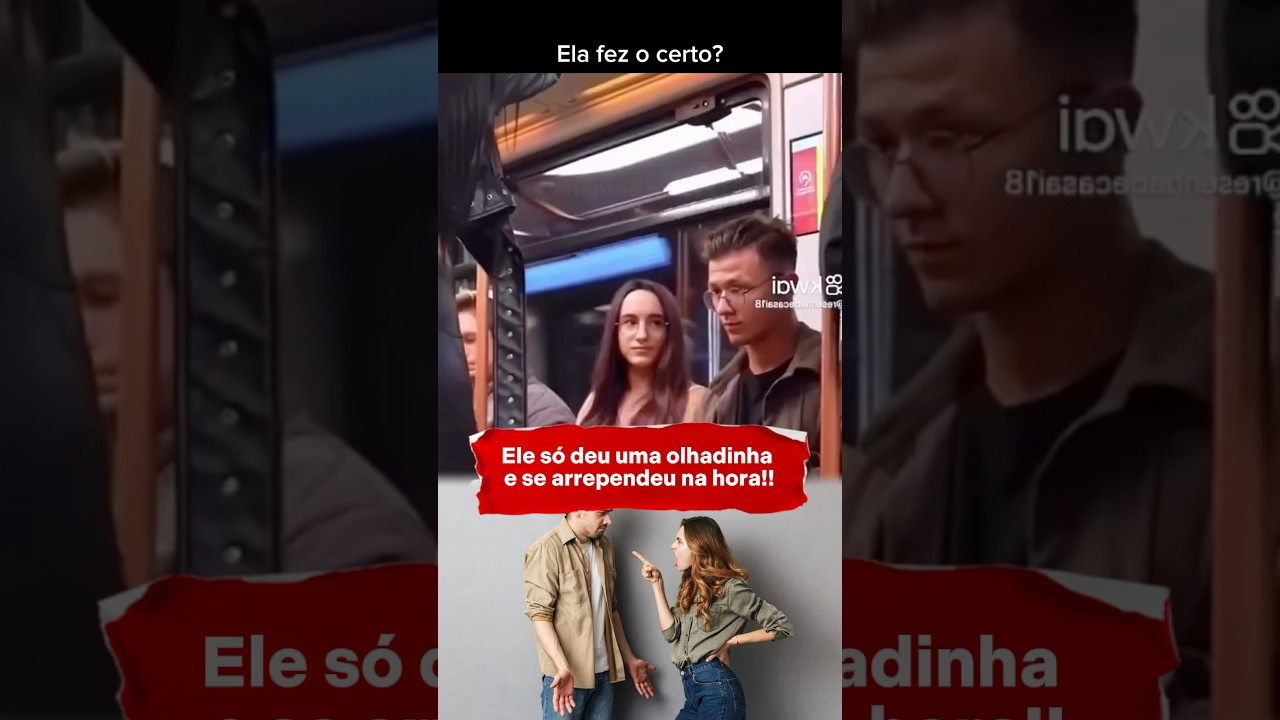 Ele só deu uma olhadinha e se arrependeu na hora 😂 