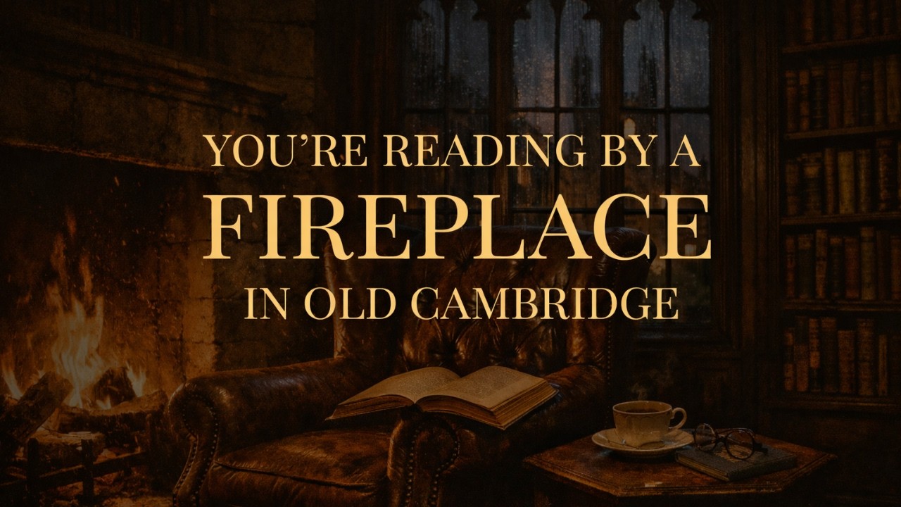 You're Reading by a Cambridge Fireplace | Dark Academia Music 🕯️ | Noctivary