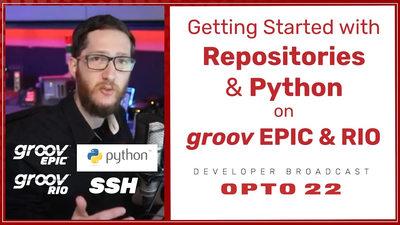 Getting Started with Repositories and Python on groov EPIC & RIO