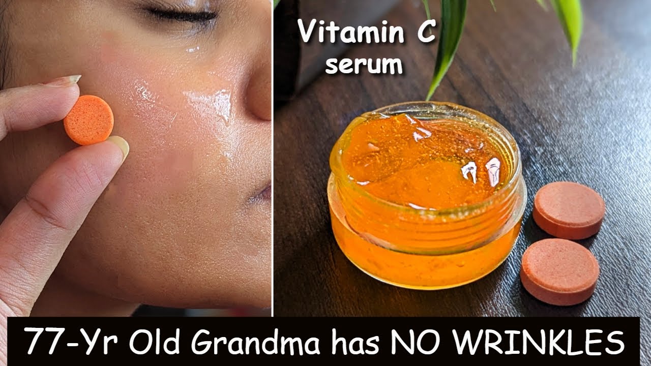 She uses Homemade Vitamin C Serum & Aloevera Night Cream - Remove Wrinkles, Dark Spots & Large Pores