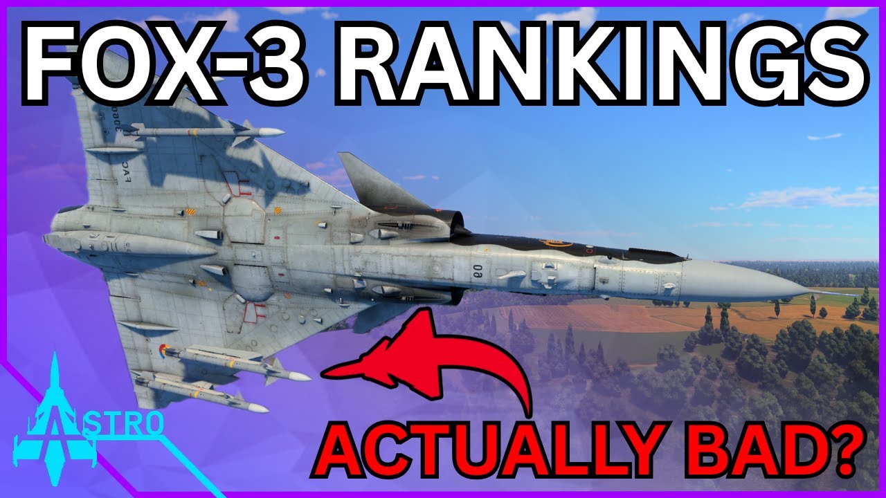 Рейтинг ВСЕХ ракет Fox-3 ARH в War Thunder!!!