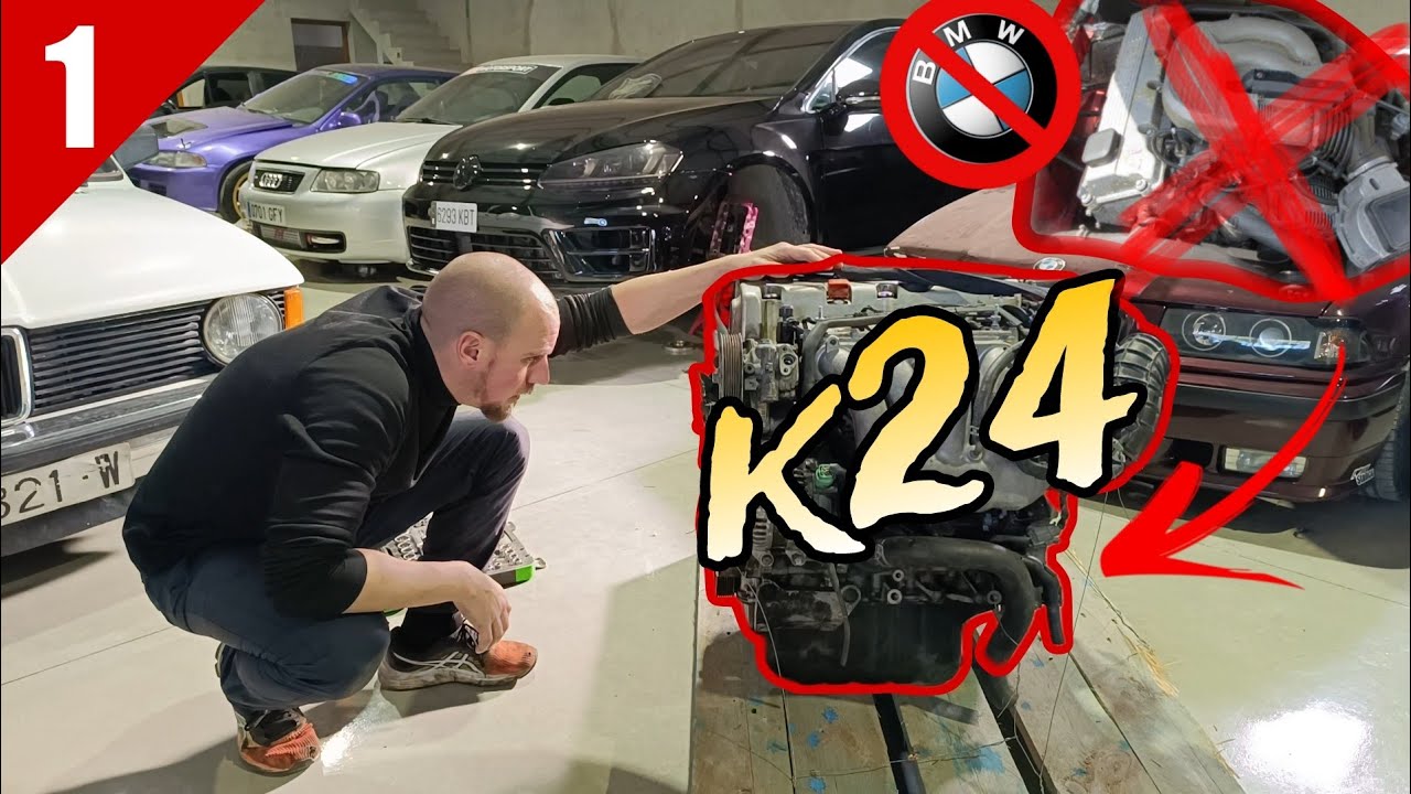 COMO METER UN K24 TURBO (FORJADO) EN UN E36 | ONLYRACE CAP.1