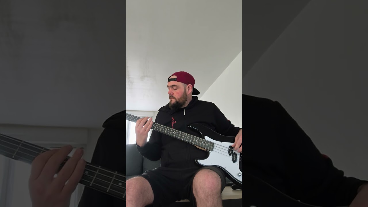 Scorpions rock you Like a hurricane bass cover 