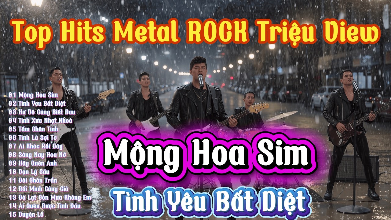 Mộng Hoa Sim , Tình Yêu Bất Diệt - Top Hits METAL ROCK TRIỆU VIEW - Càng Nghe Càng Hay
