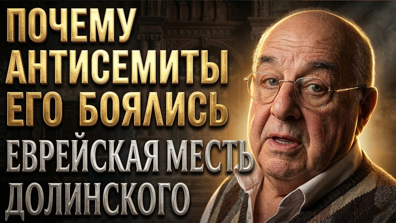 ЕВРЕЙСКАЯ МЕСТЬ МОССАДА ДОЛИНСКИЙ! ПОЧЕМУ ОТ НЕГО БЕЖАЛИ АНТИСЕМИТЫ