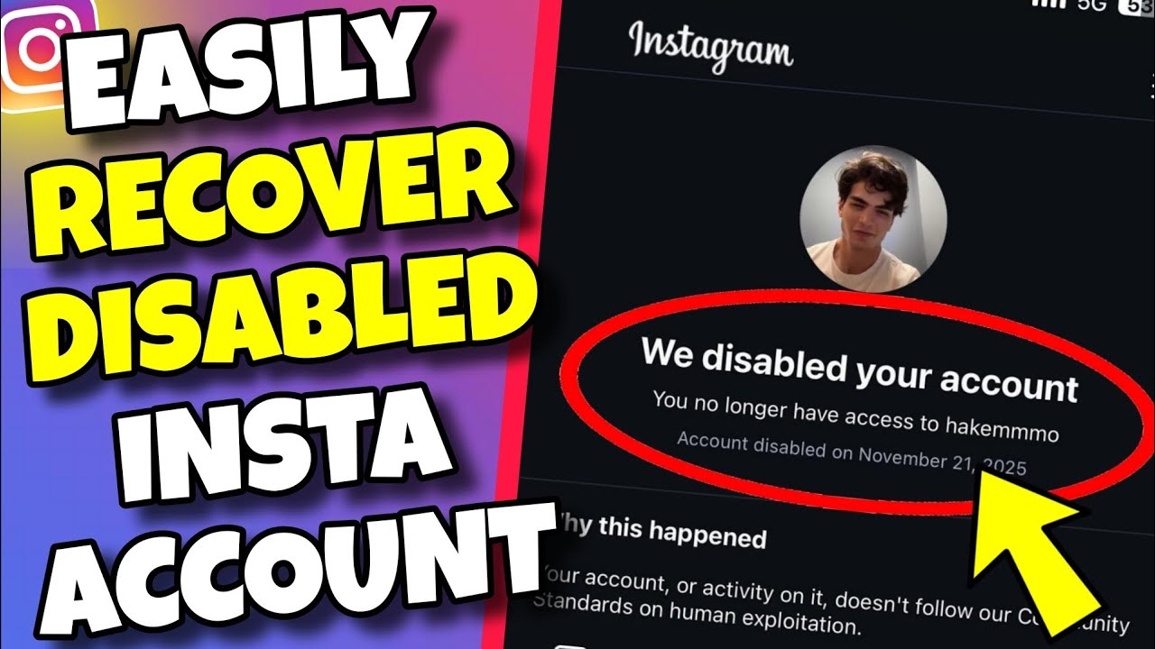 How to Recover Disabled Instagram Account 2025 | Get back Disabled account
