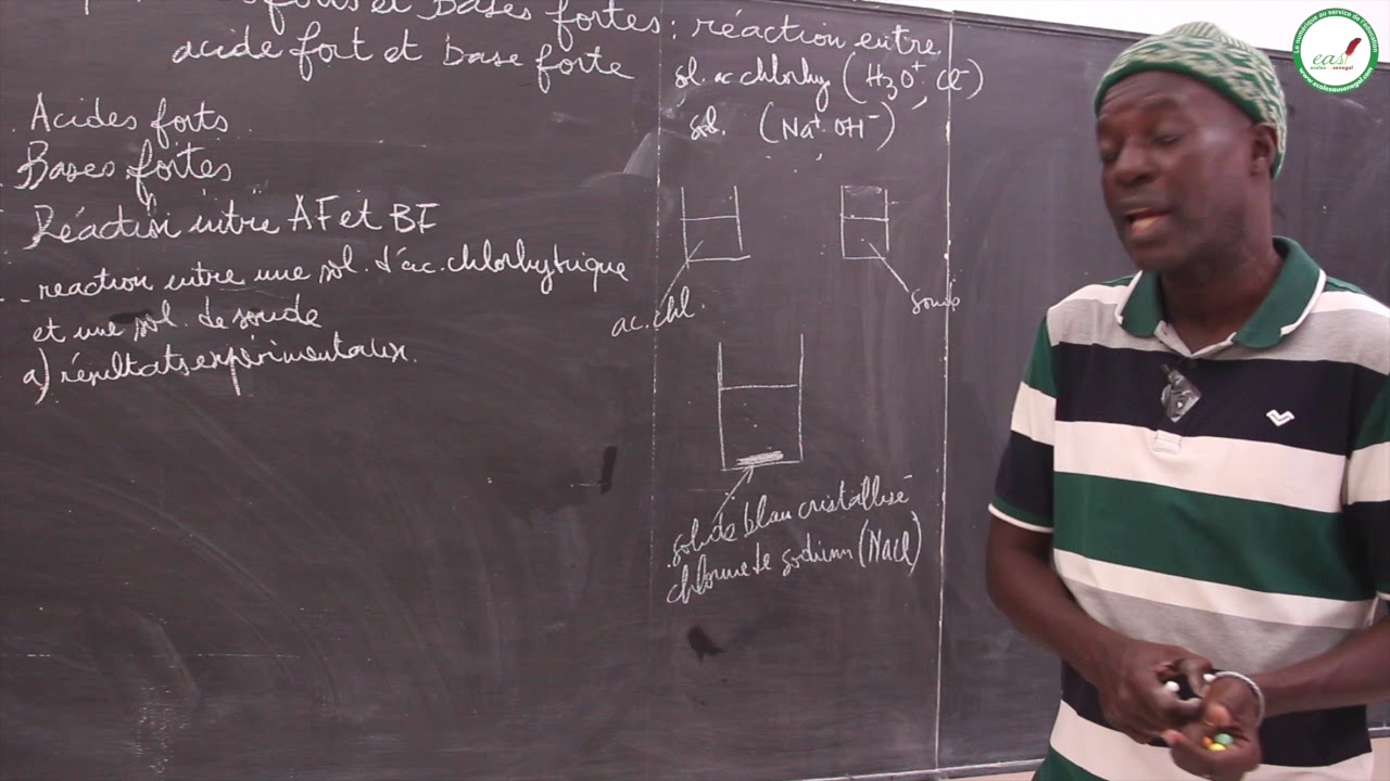 Cours - Terminale S - Physique / Chimie : Acides forts et bases fortes: réaction entre acides / S 4