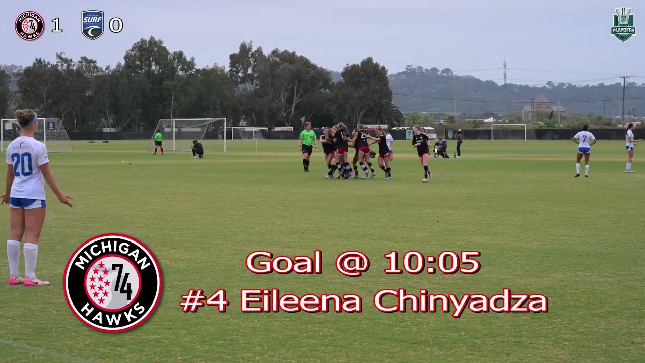 2010 Michigan Hawks ECNL vs San Diego Surf ECNL- July 2, 2025