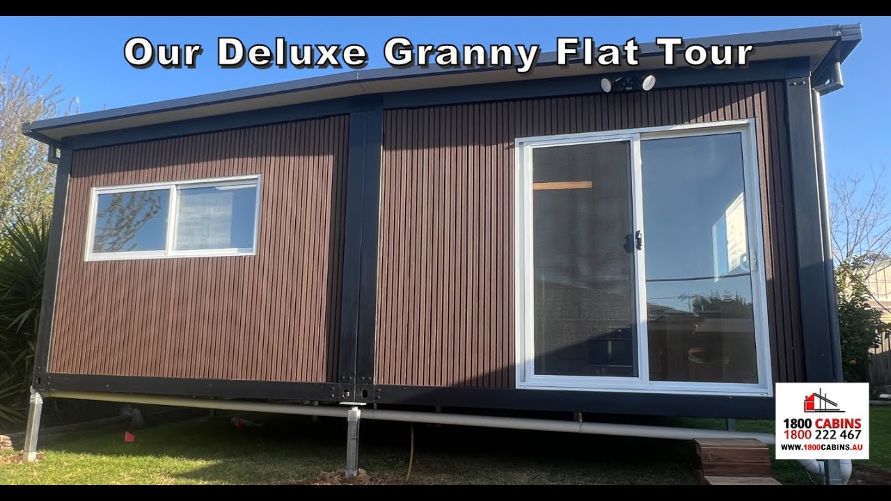 1800Cabins Deluxe Granny Flat Tour