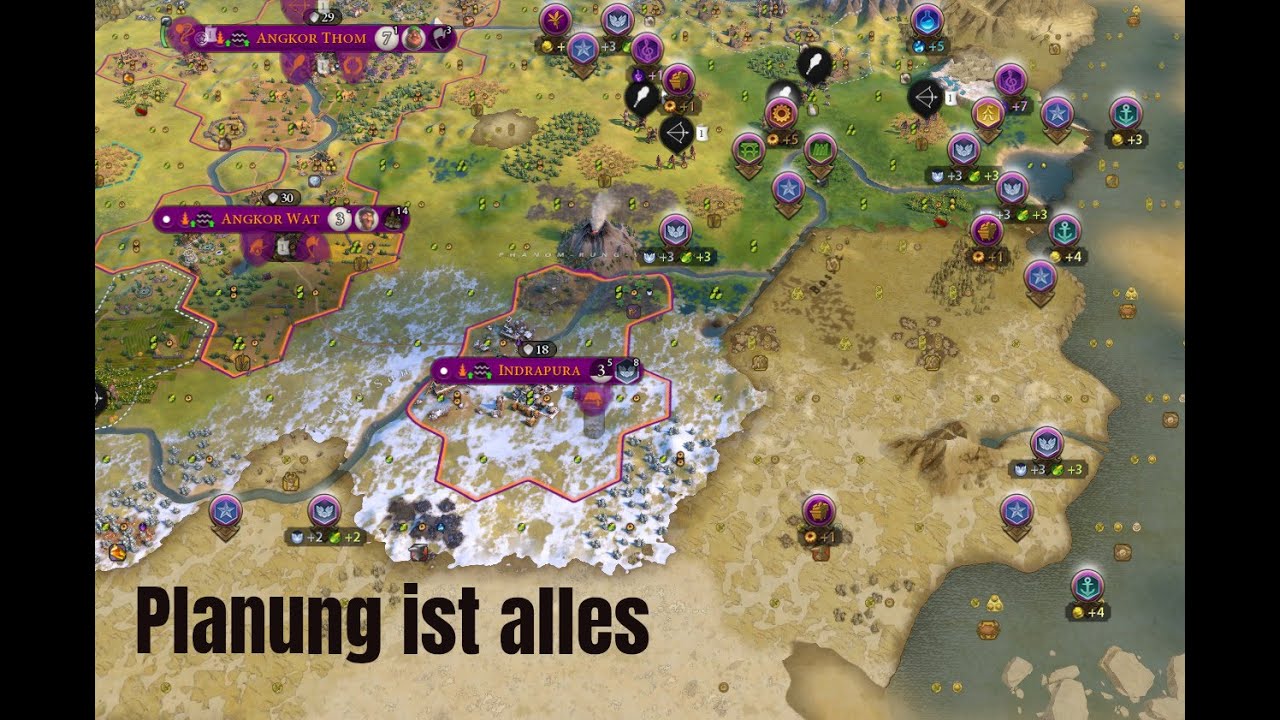 Let's Play: Civilization 6 - Khmer - Deutsch Folge 3