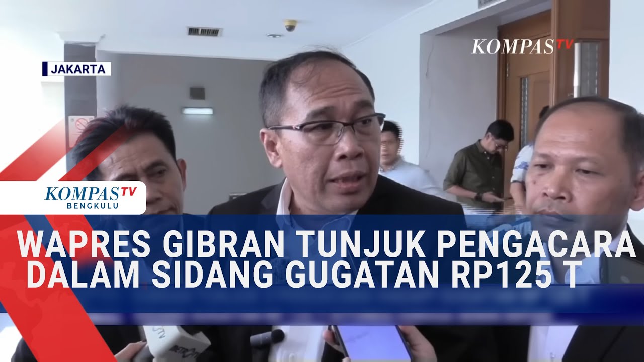 Wapres Gibran Tunjuk 3 Pengacara Dalam Sidang Gugatan Perdata Rp125 T