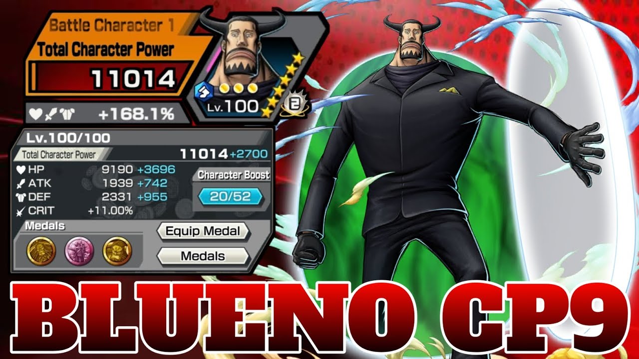 BLUENO CP9 GAMEPLAY | ONE PIECE BOUNTY RUSH | OPBR