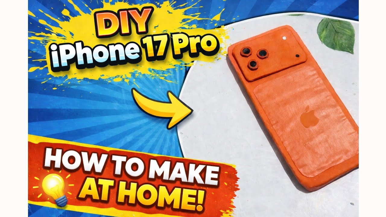 Как сделать реалистичный телефон iPhone 17 Pro своими руками //