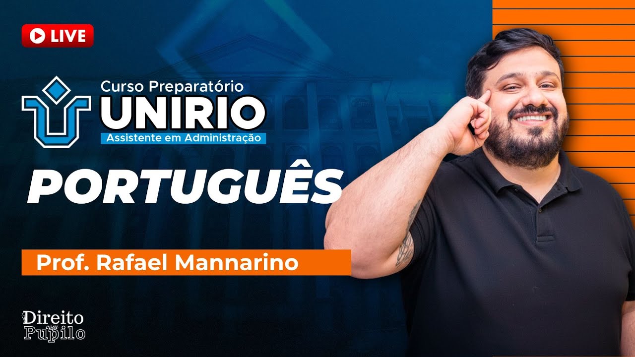 CONCURSO UNIRIO 2025 | PORTUGUÊS - CONCORDÂNCIA | PROF. RAFAEL MANNARINO