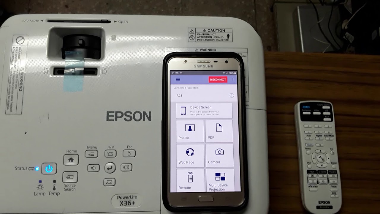 Como proyectar diapositivas desde iproyection Epson