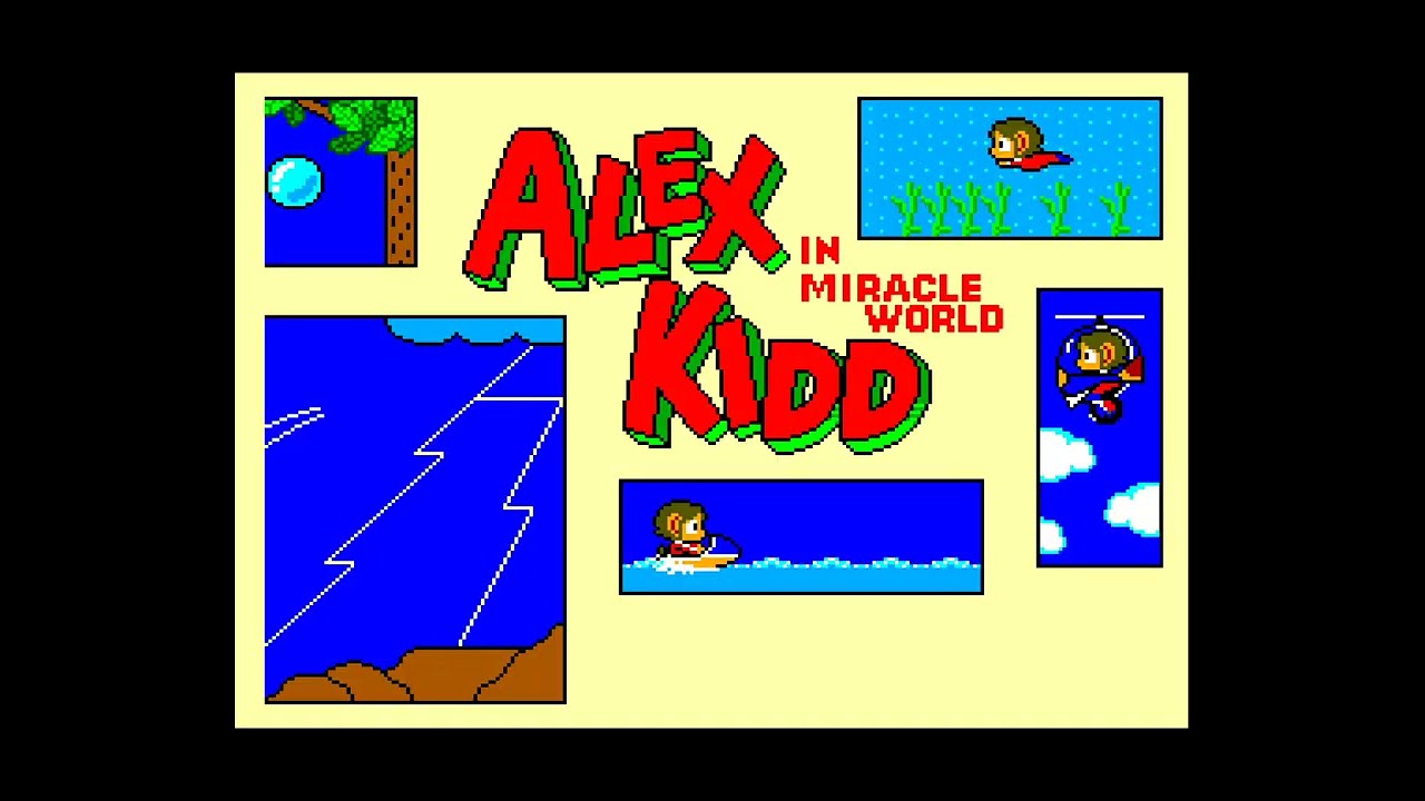 Alex Kidd in Miracle World (SMS) Walkthrough - Full Game/Longplay