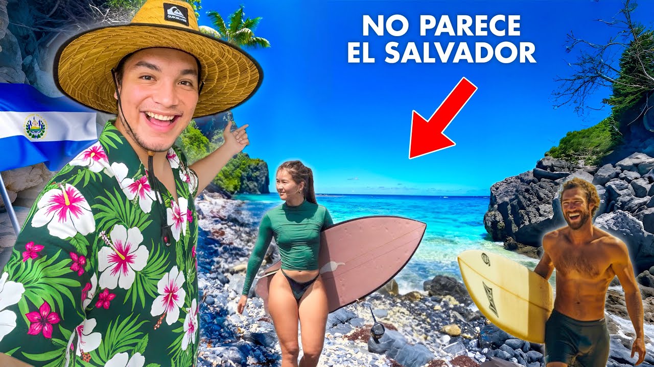 Encontré la DESCONOCIDA PLAYA de HUESOS en El Salvador 🇸🇻🤔