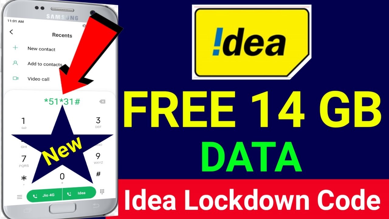 idea free 14GB 4G data offers 2020 || ldea free data || idea free internet || Free data