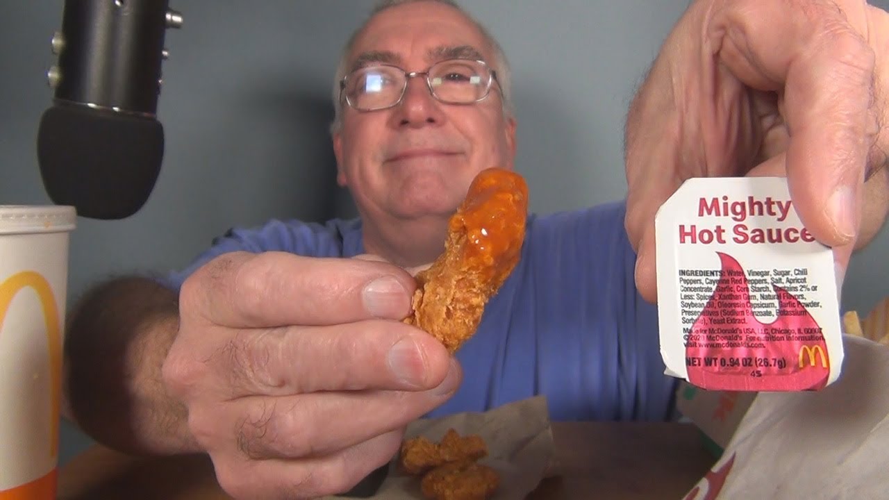 ASMR Eating McDonald's Spicy Chicken McNuggets