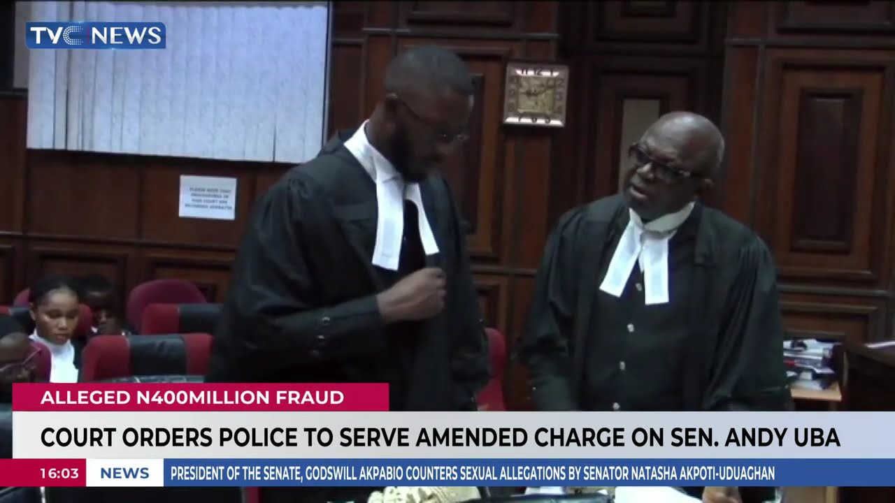 Court Orders Police To Serve Amended Charge On Sen. Andy Uba