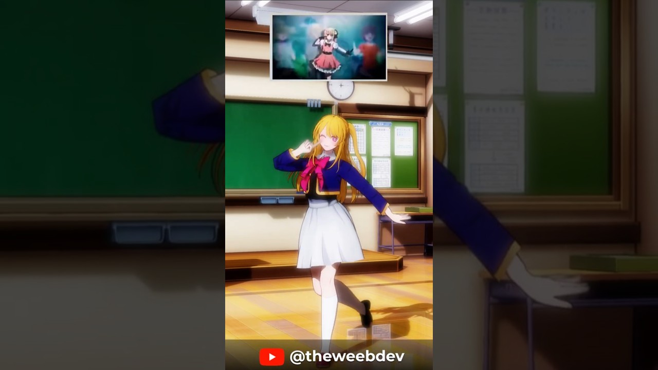 🅼🅼🅳 Oshi no Ko OP S2 Anime Dance - Fatal【Motion DL】【Hoshino Ruby】#Shorts