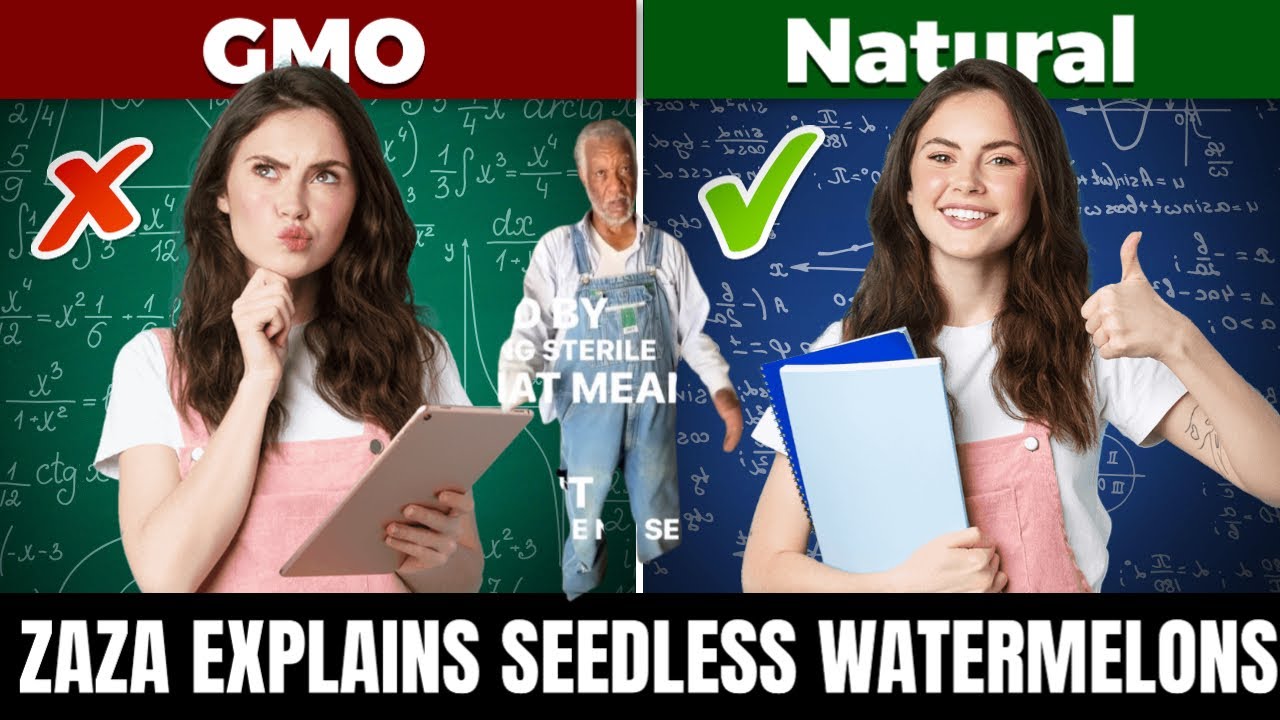 ZAZA Reacts To Seedless Watermelons Aren't GMO AND Explains!